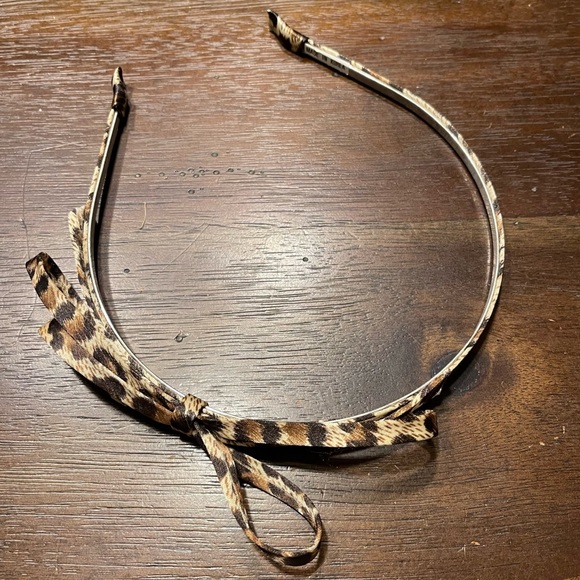 leopard bow headband - Picture 1 of 2